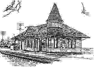 Drawing of Smithville station